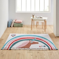 Ковер Детский с принтом Licorne 120 x 170 см разноцветный LA REDOUTE INTERIEURS  фото, kupilegko.ru